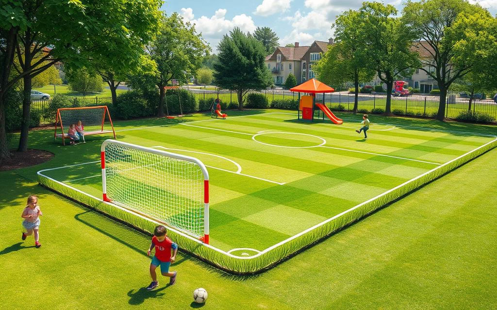 تصميم ملعب كرة القدم تصميم ملعب كرة القدم