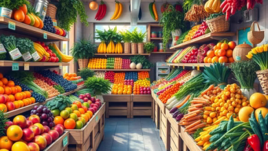 مشروع محل خضار وفواكه